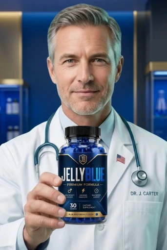 A doctor holding the bottle