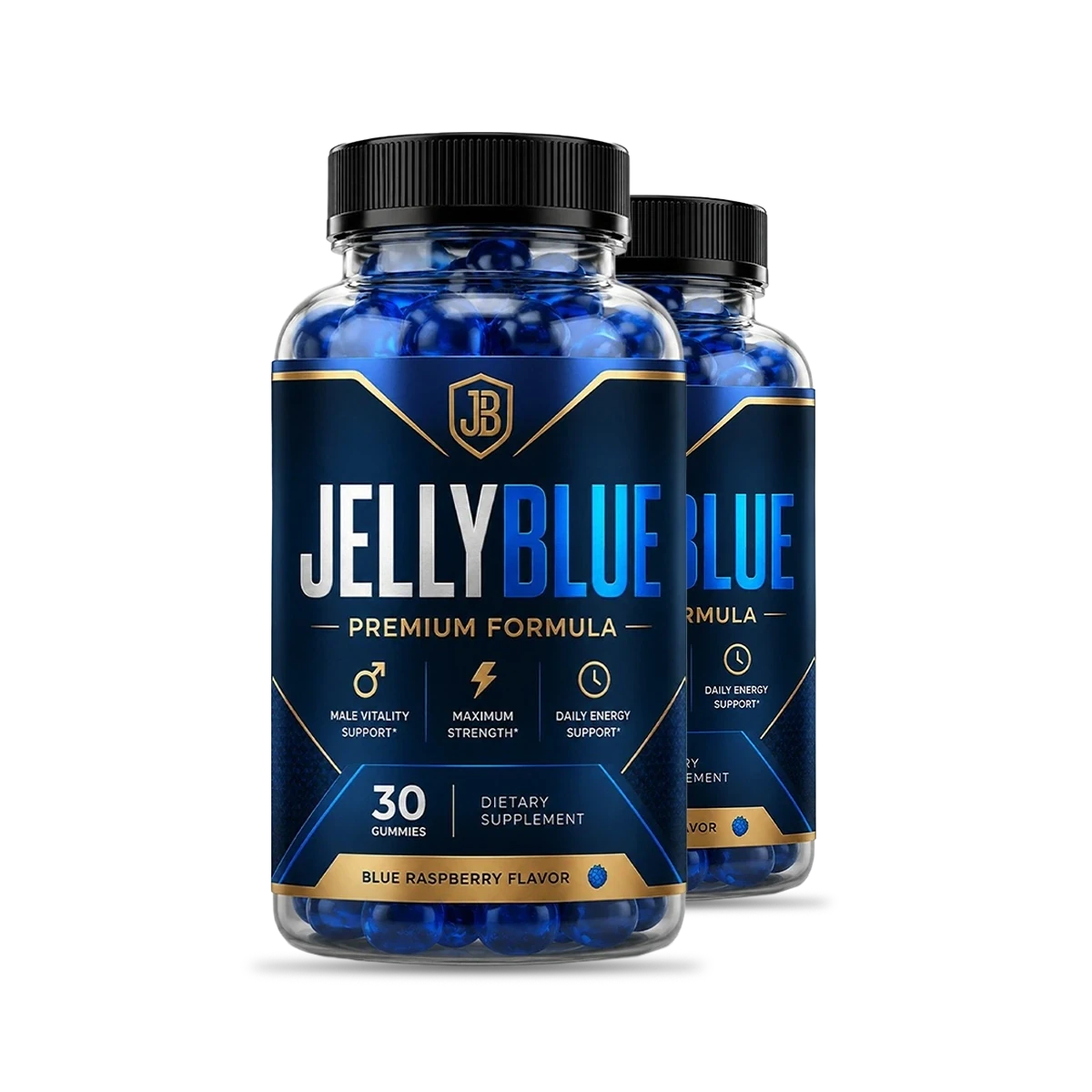 Two bottles of Jellyblue