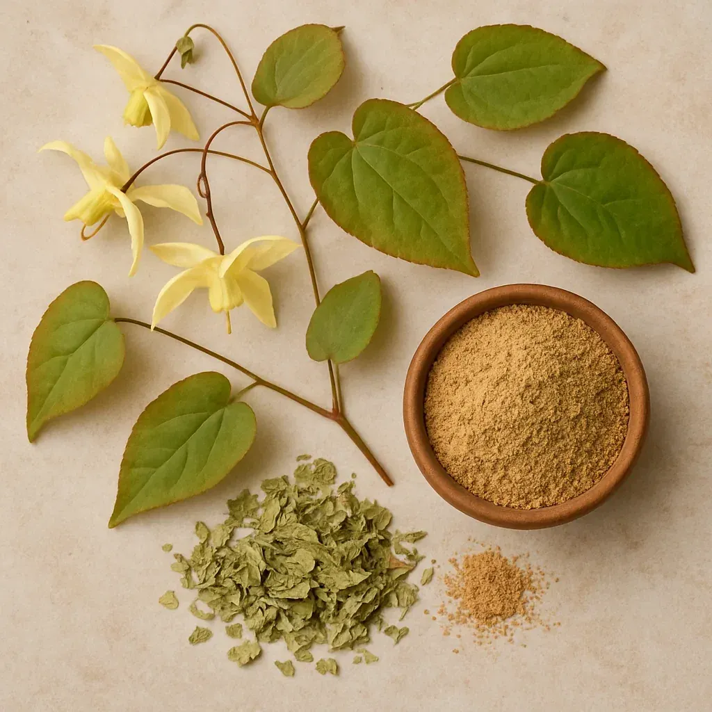 Horny goat weed, one of the seller’s ingredient photographs